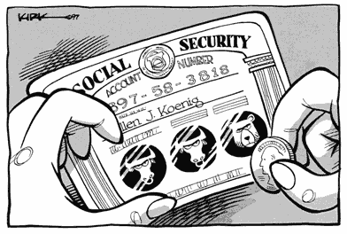 social security cartoon