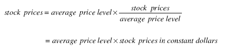 stock prices formula