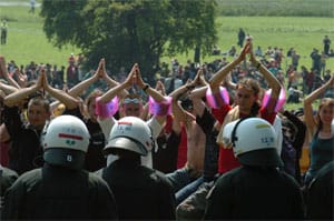 image of yoga bloc at g8 summit