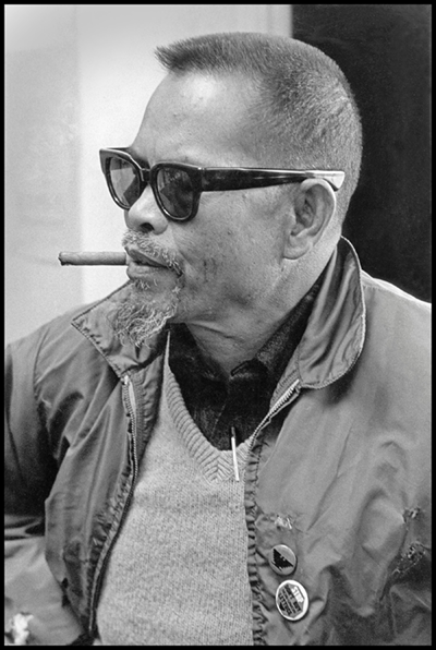 Larry Itliong. Bob Fitch photography archive, (C) Stanford University Libraries